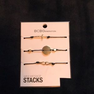 BCBGeneration Mini Message Stack Bracelets